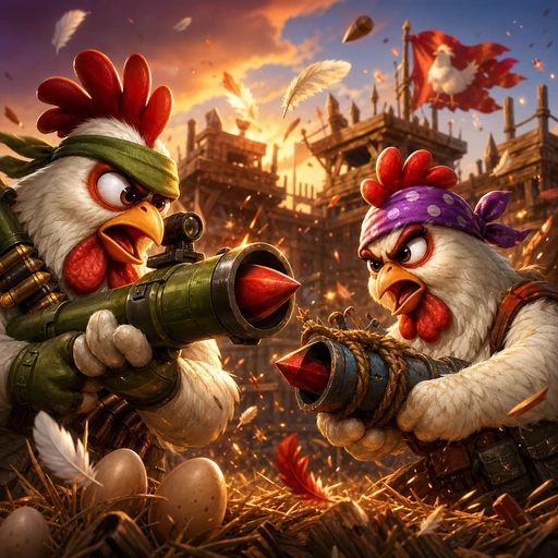 Chicken War artwork