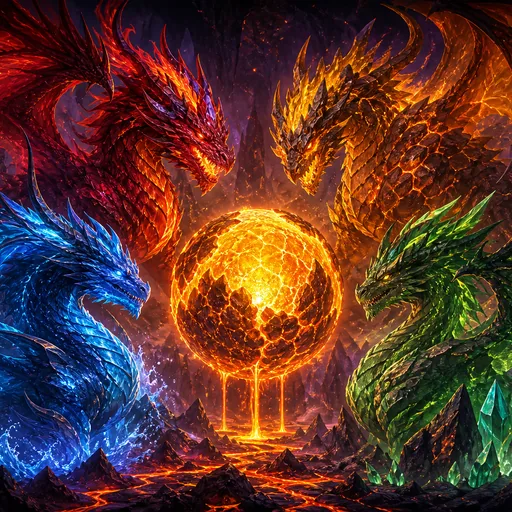Dragons of the Core artwork
