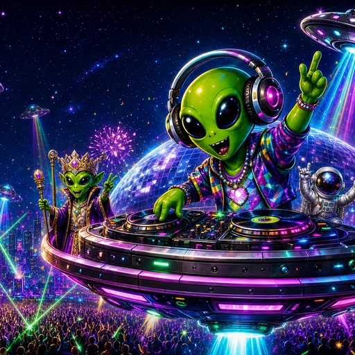 Raver Invader artwork